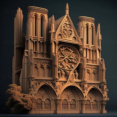 3D model st notre dame (STL)